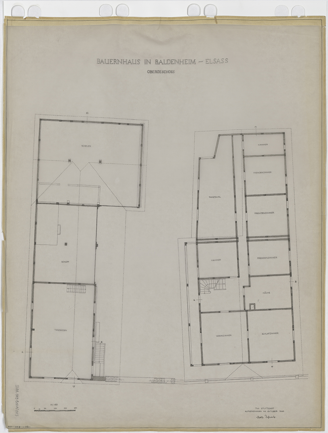 Plan d'ensemble du premier étage.